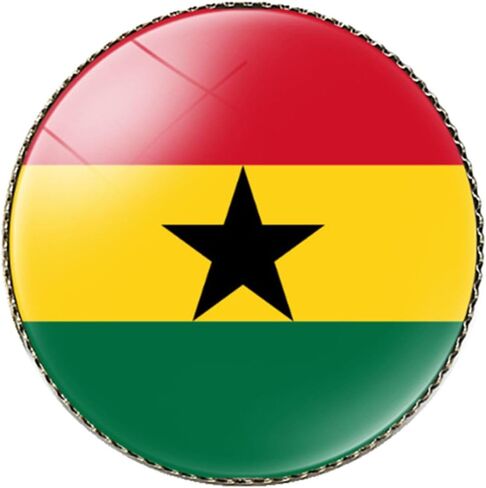 NIUYIBAO Africa2 Flag Pin Lapel Enamel Pins for Backpacks Hat Waving Flag Brooch Pin Badge for Men Women in Saudi Arabia