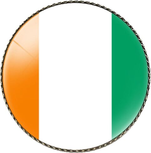 NIUYIBAO Africa2 Flag Pin Lapel Enamel Pins for Backpacks Hat Waving Flag Brooch Pin Badge for Men Women in Saudi Arabia