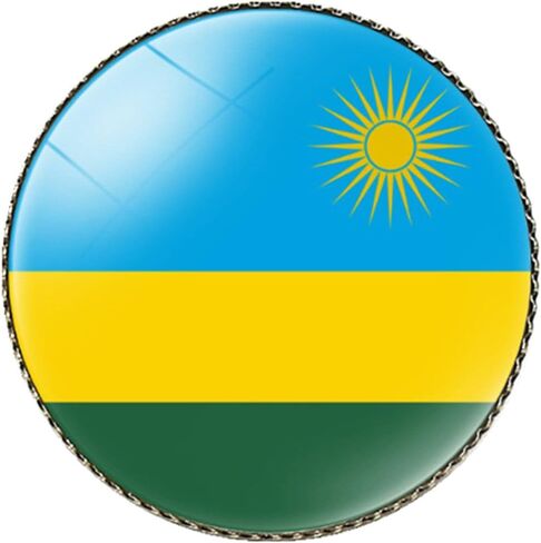 NIUYIBAO Africa2 Flag Pin Lapel Enamel Pins for Backpacks Hat Waving Flag Brooch Pin Badge for Men Women in Saudi Arabia