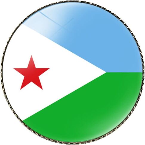 NIUYIBAO Africa2 Flag Pin Lapel Enamel Pins for Backpacks Hat Waving Flag Brooch Pin Badge for Men Women in Saudi Arabia