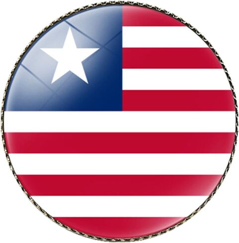 NIUYIBAO Africa2 Flag Pin Lapel Enamel Pins for Backpacks Hat Waving Flag Brooch Pin Badge for Men Women in Saudi Arabia