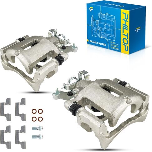 PHILTOP Brake Caliper Rear Compatible with 2005-2014 Mustang, Brake Calipers Set of 2 in Saudi Arabia