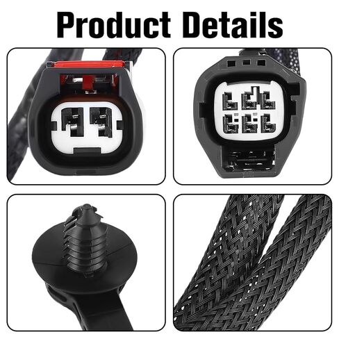 MDS Jumper Wiring 5148163AD Compatible with Chrysler 300 2010–2024, Dodge Charger Challenger RAM 1500 Durango, Jeep Grand Cherokee 2010–2014 5.7L, Replace 05148163AE in Kuwait