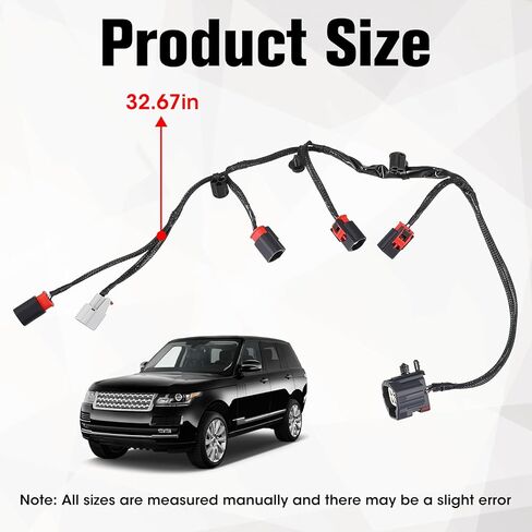 MDS Jumper Wiring 5148163AD Compatible with Chrysler 300 2010–2024, Dodge Charger Challenger RAM 1500 Durango, Jeep Grand Cherokee 2010–2014 5.7L, Replace 05148163AE in Kuwait