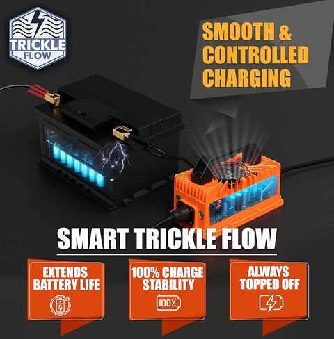 VoltRevive™ 36V 18A Lead-Acid Golf Cart Charger for EZGO TXT PowerWise D-Style Plug | Fast Charging with TrickleFlow™ | IP67 Waterproof in Kuwait
