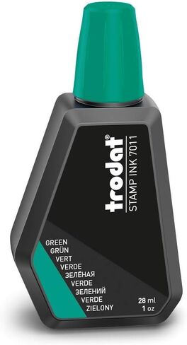Trodat 7011 Endorsing Ink, 28 ml, Green in Saudi Arabia