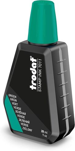 Trodat 7011 Endorsing Ink, 28 ml, Green in Saudi Arabia