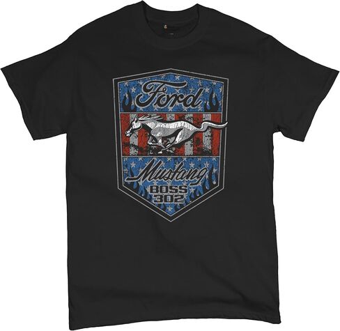 Ford Mustang Boss 302 Men's T-Shirt American Muscle Car Fan Performance Racing V8 1969 2012 Men's Tee in Saudi Arabia