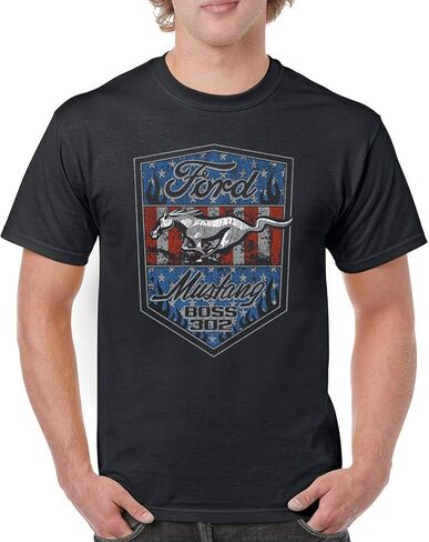 Ford Mustang Boss 302 Men's T-Shirt American Muscle Car Fan Performance Racing V8 1969 2012 Men's Tee in Saudi Arabia