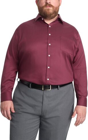 Michael Kors Mens Dress Shirt Travel Stretch Big Fit (Big and Tall) in Saudi Arabia
