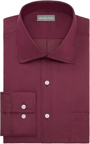 Michael Kors Mens Dress Shirt Travel Stretch Big Fit (Big and Tall) in Saudi Arabia