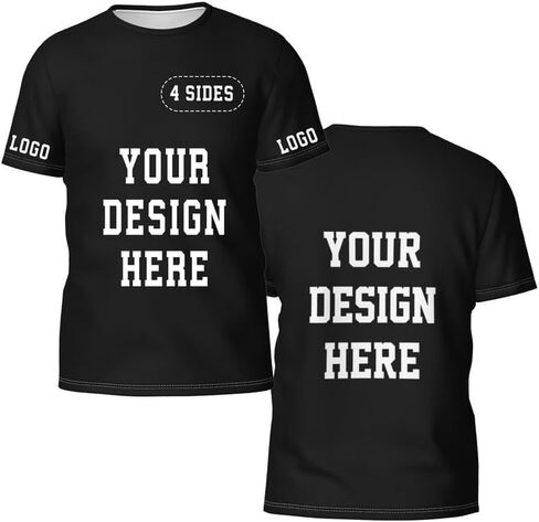 Custom T Shirts for Men Personalized Shirts Custom Shirts Design Your Own in Saudi Arabia