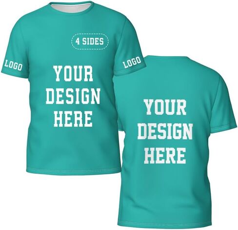 Custom T Shirts for Men Personalized Shirts Custom Shirts Design Your Own in Saudi Arabia