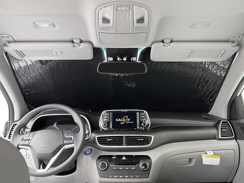 Custom Fit Reflective Windshield Sun Shade for 2017 2018 2019 2020 2021 2022 2023 2024 2025 2026 Chrysler Pacifica Minivan, Insulated Sunshade Privacy Accessories Blockout UV Reflector Protection in Saudi Arabia