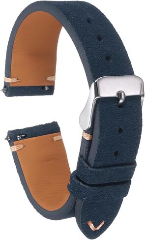 HARFINGTON Suede Leather Strap Watch Bands Quick Release Vintage Watch Straps Classic Watchband for Men Women Replacement in Saudi Arabia