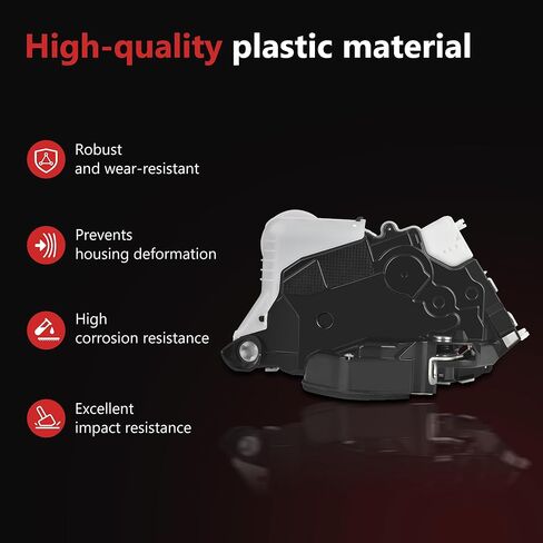 HYR Door Lock Latch Actuator Without Keyless Entry Compatible with Toyota Tacoma 2005-2015, Front Right Passenger Side, 6903004030 DLA1078, 6 Pins in Saudi Arabia