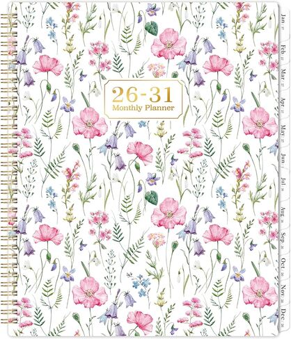 2026-2031 Monthly Planner/Calendar - 5 Year Planner 2026-2031, Jul. 2026 - Jun. 2031, 9'' x 11'', with Coated Tabs, Inner Pocket in Kuwait
