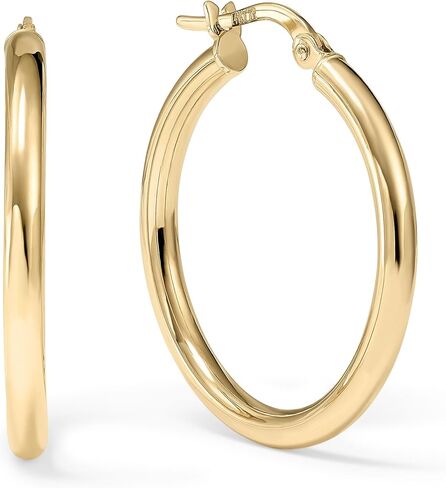 حلقات ذهبية للنساء، ذهب أصفر عيار 10 قيراط، مقاسات وسماكات متعددة | الذهب الحقيقي، مختوم للأصالة in Kuwait