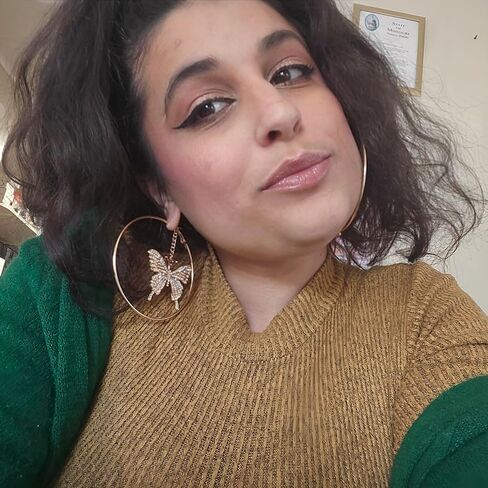 Diamond Butterfly Large Hoop Earrings for Women Party Sparkly Statement Earrings Gold Monarch Butterfly Dangle Earrings for Mom and Wife in Kuwait