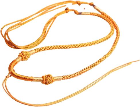 Adjustable Handwoven Braided Necklace Cord Handmade Necklace Chain for Men and Women Everyday Stylish Accessories in Kuwait