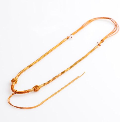 Adjustable Handwoven Braided Necklace Cord Handmade Necklace Chain for Men and Women Everyday Stylish Accessories in Kuwait