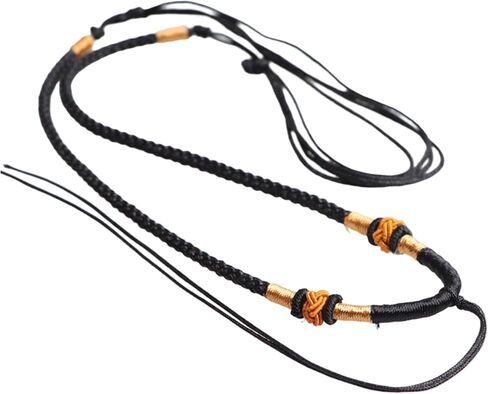 Adjustable Handwoven Braided Necklace Cord Handmade Necklace Chain for Men and Women Everyday Stylish Accessories in Kuwait