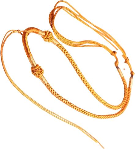 Adjustable Handwoven Braided Necklace Cord Handmade Necklace Chain for Men and Women Everyday Stylish Accessories in Kuwait