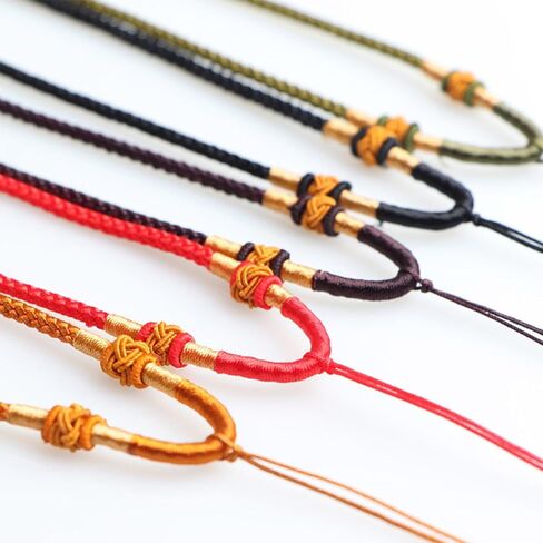 Adjustable Handwoven Braided Necklace Cord Handmade Necklace Chain for Men and Women Everyday Stylish Accessories in Kuwait