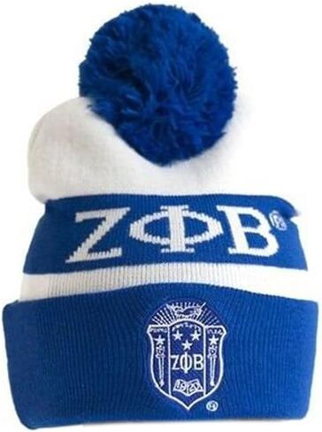 Zeta Phi Beta Signature Beanie Royal Blue in Saudi Arabia