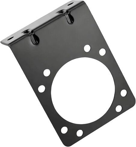 58510 دعامة تثبيت لأسلاك المقطورة الجانبية للمركبة متوافقة مع CURT 58510/55415، لـ 7-Way RV - معطف مسحوق أسود لامع in Kuwait