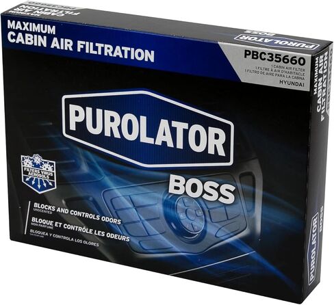 فلتر هواء المقصورة المتقدم Purolator C35660 PurolatorONE متوافق مع سيارات مختارة من كيا وهيونداي in Saudi Arabia