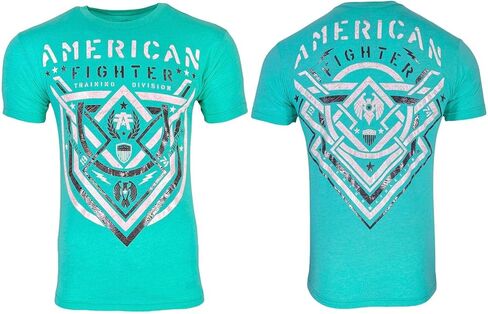 American Fighter Men's T-Shirt Lost Springs Crew Neck L Blue in Kuwait