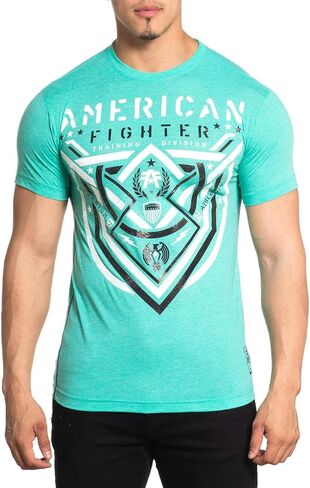 American Fighter Men's T-Shirt Lost Springs Crew Neck L Blue in Kuwait