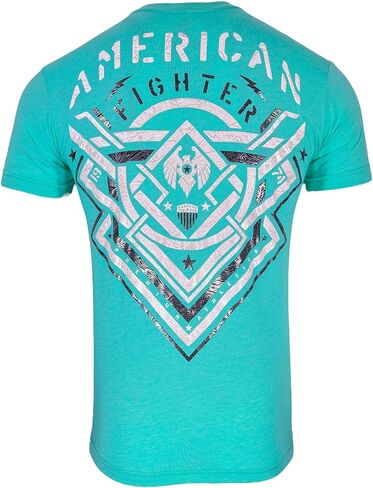 American Fighter Men's T-Shirt Lost Springs Crew Neck L Blue in Kuwait