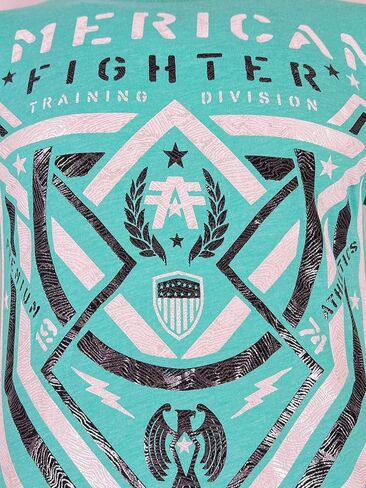 American Fighter Men's T-Shirt Lost Springs Crew Neck L Blue in Kuwait