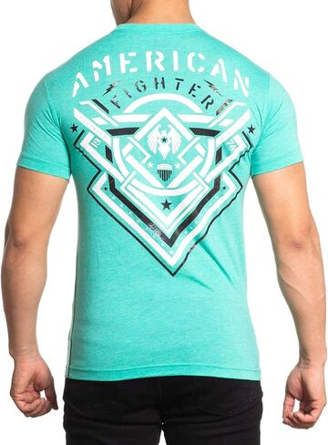 American Fighter Men's T-Shirt Lost Springs Crew Neck L Blue in Kuwait