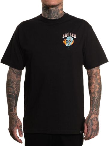 تي شيرت Sullen الرجالي No Days Off Reaper Capsule Tattoo Lifestyle Graphic Standard بأكمام قصيرة باللون الأسود in Saudi Arabia