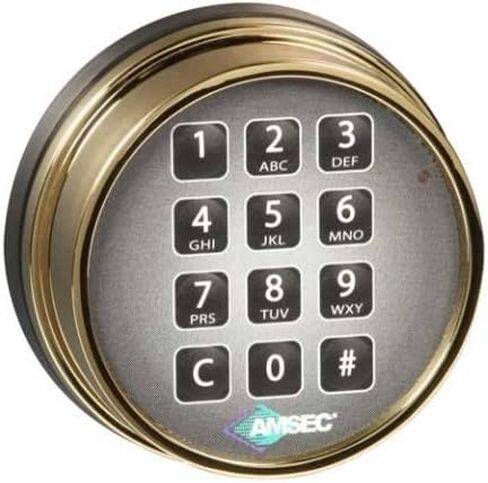 لوحة مفاتيح إلكترونية وقفل Amsec ESL10XL - لمسة نهائية من النحاس in Kuwait