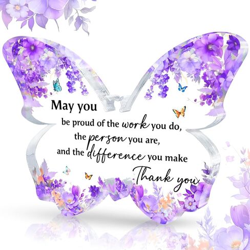 الأرجواني مكتب مكتب الملحقات ديكور اللوازم المكتبية مكتب ديكور للنساء الهدايا الأرجواني للنساء فراشة الاكريليك علامات الزينة هدايا فراشة ملهمة لعيد الميلاد عيد الميلاد in Kuwait