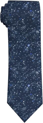 ربطات عنق طويلة مضحكة للرجال من Giinly Galaxy Space Star للرجال كبيرة وطويلة، ربطة عنق مقاس 61 بوصة Xl in Kuwait