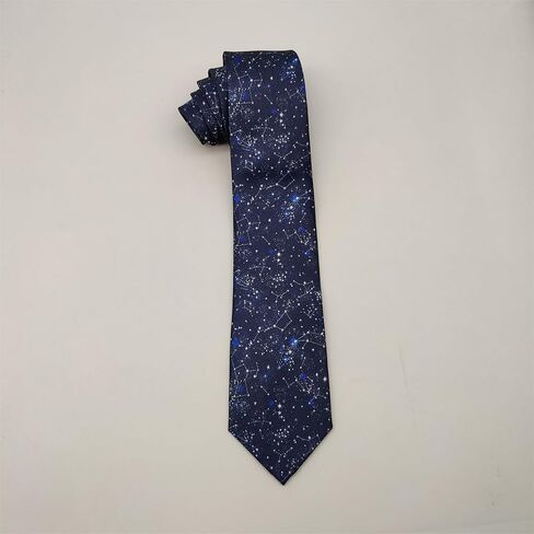ربطات عنق طويلة مضحكة للرجال من Giinly Galaxy Space Star للرجال كبيرة وطويلة، ربطة عنق مقاس 61 بوصة Xl in Kuwait