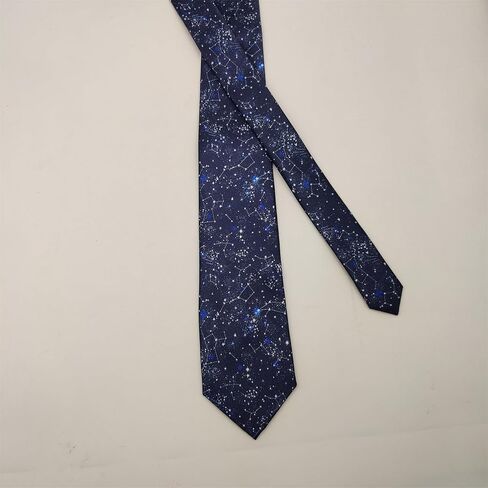 ربطات عنق طويلة مضحكة للرجال من Giinly Galaxy Space Star للرجال كبيرة وطويلة، ربطة عنق مقاس 61 بوصة Xl in Kuwait