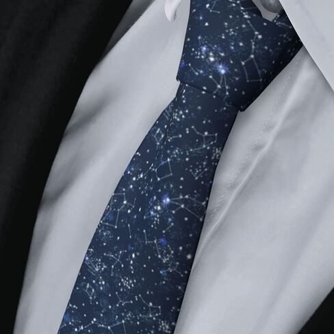 ربطات عنق طويلة مضحكة للرجال من Giinly Galaxy Space Star للرجال كبيرة وطويلة، ربطة عنق مقاس 61 بوصة Xl in Kuwait