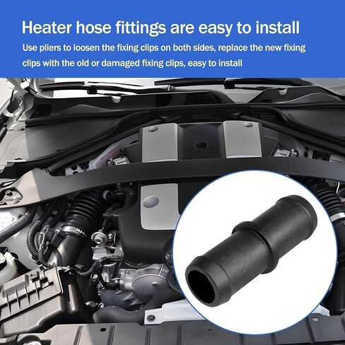 Heater Hose Connector Fitting Adapter Compatible with NISSAN 370Z for Infiniti G35 G37 QX50 Q60 Q70 M35 M37 Replace# 92417JK20A 92417-JK20A Engine Heater Inlet Hose Assembly 92417 JK20A in Kuwait