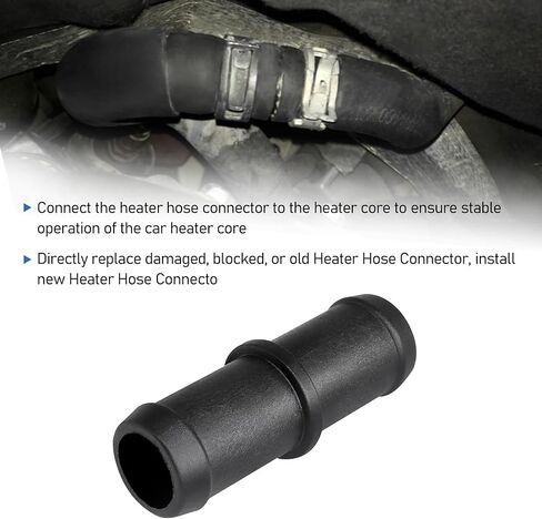 Heater Hose Connector Fitting Adapter Compatible with NISSAN 370Z for Infiniti G35 G37 QX50 Q60 Q70 M35 M37 Replace# 92417JK20A 92417-JK20A Engine Heater Inlet Hose Assembly 92417 JK20A in Kuwait