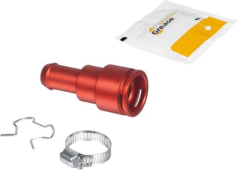 [ترقية] موصل خرطوم سخان HVAC من الألومنيوم Ezbzyz 15032062 لسيارة Ford GMC Yukon GMC Sierra Cadillac Lincoln Pontiac Hummer H2 قطعة بديلة #800-409 in Kuwait