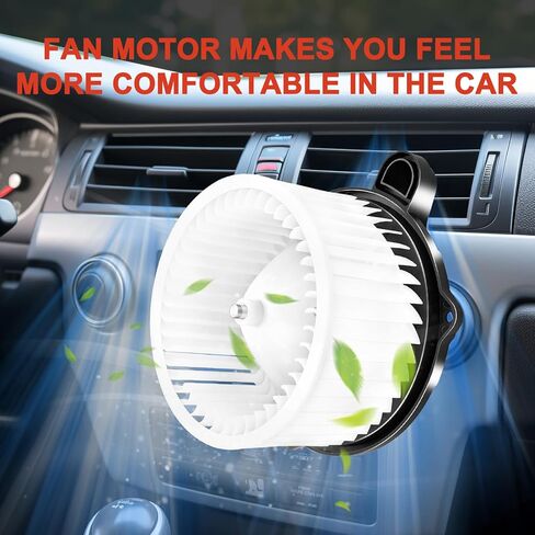 محرك سخان منفاخ تيار متردد، محرك مروحة HVAC متوافق مع Hyundai لـ Elantra 2011-2016، لـ Sonata 2011-2015، لـ Azera لـ Forte، لاستبدال Optima 2012-2015 700259 97113-3X000 in Saudi Arabia