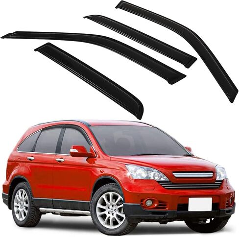 SCITOO Mount Window Visor Deflector Rain Guard 4Pcs Set Fit for 1998-2001 for Honda for CR-V Window Wind Deflectors Vent Shades 94113 Outside Mount Ventvisor in Saudi Arabia