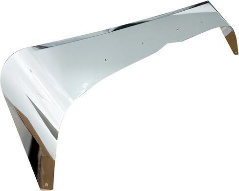 430 غطاء محرك السيارة من الفولاذ المقاوم للصدأ منحرف الأخطاء لعام 1993-2007 Peterbilt 378 & 379 - واقي غطاء أمامي مصقول للخدمة الشاقة in Kuwait