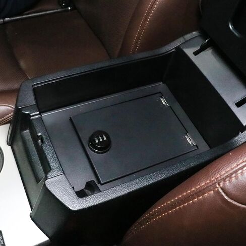 منظم وحدة التحكم المركزية للتخزين الآمن للمسدس متوافق مع 2010-2020 TOYOTA 4RUNNER الملحقات الداخلية وحدة التحكم بندقية Vault Security Lock Box مسند الذراع، قفل مجموعة مكون من 3 أرقام in Saudi Arabia
